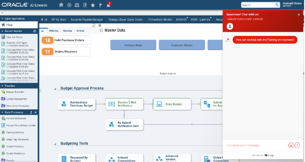 Live Chat With Jd Edwards Solar Pace Blog